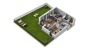 3 pokoje, mieszkanie 60,23 m², piętro 1, oferta nr A4.1.08, ATAL Ruczaj, Kraków, Łagiewniki-Borek Fałęcki, Borek Fałęcki, ul. Obozowa
