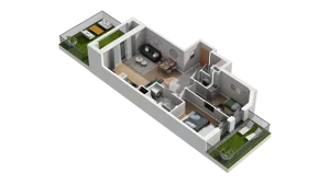 3 pokoje, mieszkanie 60,20 m², parter, oferta nr A5.0.37, ATAL Ruczaj, Kraków, Łagiewniki-Borek Fałęcki, Borek Fałęcki, ul. Obozowa