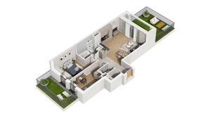 3 pokoje, mieszkanie 60,20 m², parter, oferta nr A5.0.37, ATAL Ruczaj, Kraków, Łagiewniki-Borek Fałęcki, Borek Fałęcki, ul. Obozowa