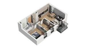 3 pokoje, mieszkanie 54,10 m², piętro 4, oferta nr A1.4.18, ATAL Ruczaj, Kraków, Łagiewniki-Borek Fałęcki, Borek Fałęcki, ul. Obozowa