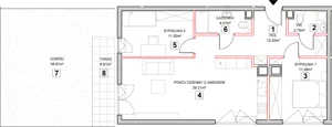 3 pokoje, mieszkanie 73,94 m², parter, oferta nr 5-0-4, Zakątek Harmonia II, Warszawa, Białołęka, Szamocin, ul. Płochocińska
