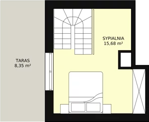 2 pokoje, mieszkanie 63,55 m², piętro 4, oferta nr 5B-4-2, Naramowice Odnova II, Poznań, Naramowice, ul. Bielicowa