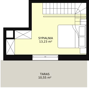 2 pokoje, mieszkanie 60,78 m², piętro 4, oferta nr 7C-4-2, Naramowice Odnova II, Poznań, Naramowice, ul. Bielicowa