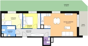 3 pokoje, mieszkanie 68,05 m², parter, oferta nr D2.2.0.1, Nowy Targówek VI, Warszawa, Targówek, Targówek Mieszkaniowy, ul. Płosa 8
