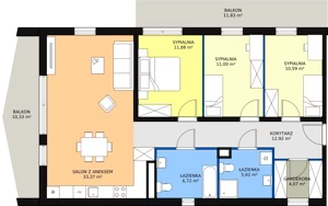 4 pokoje, apartament 96,17 m², piętro 1, oferta nr E1_2, ATAL Zawiślańska Wille Miejskie, Gdańsk, Stogi, ul. Zawiślańska