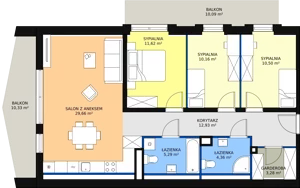 4 pokoje, apartament 87,80 m², piętro 3, oferta nr E1_4, ATAL Zawiślańska Wille Miejskie, Gdańsk, Stogi, ul. Zawiślańska