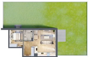 2 pokoje, mieszkanie 45,33 m², piętro 3, oferta nr B9-K5-3-4, Żerniki Na Novo III, Wrocław, Żerniki, ul. Maxa Berga