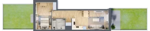 2 pokoje, mieszkanie 49,51 m², parter, oferta nr B9-K3-0-1, Żerniki Na Novo III, Wrocław, Żerniki, ul. Maxa Berga