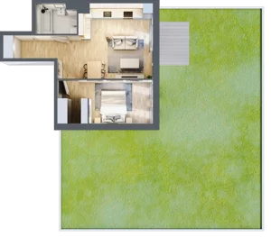 2 pokoje, mieszkanie 46,58 m², parter, oferta nr B9-K5-0-3, Żerniki Na Novo III, Wrocław, Żerniki, ul. Maxa Berga