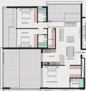4 pokoje, apartament 127,60 m², piętro 1, oferta nr 602, City Landmark, Pafos