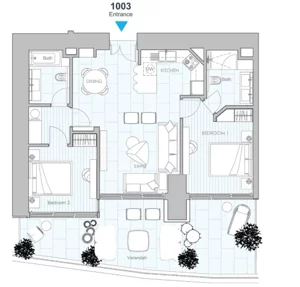 3 pokoje, apartament 156,63 m², piętro 10, oferta nr 1003, Limassol Blue Marine, Limassol