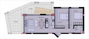 3 pokoje, apartament 78,04 m², parter, oferta nr 004, Venus Garden Resort, Chloraka