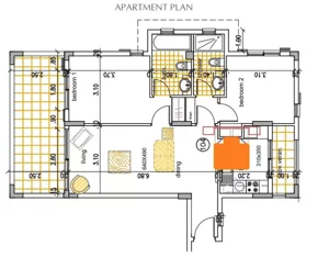 3 pokoje, apartament 92,80 m², piętro 1, oferta nr 104, Mandria Gardens, Mandria