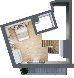 3 pokoje, mieszkanie 41,99 m², piętro 2, oferta nr A.2.66, My Forest, Warszawa, Białołęka, ul. Modlińska 342