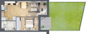 2 pokoje, mieszkanie 39,02 m², parter, oferta nr A.0.20, My Forest, Warszawa, Białołęka, ul. Modlińska 342