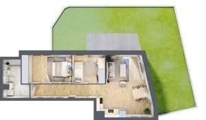 3 pokoje, mieszkanie 57,91 m², parter, oferta nr A.0.18, My Forest, Warszawa, Białołęka, ul. Modlińska 342