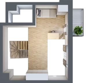 2 pokoje, mieszkanie 41,59 m², piętro 2, oferta nr B.2.43, My Forest, Warszawa, Białołęka, ul. Modlińska 342