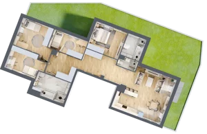 5 pokoi, mieszkanie 118,78 m², parter, oferta nr 106F/M094, Miasteczko Jutrzenki Dzielnica Hortensji, Warszawa, Włochy, ul. Jutrzenki 106F