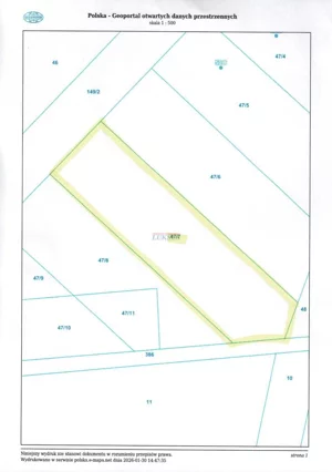 Działka 1 951,00 m², Klimki, Sprzedaż