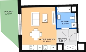 1 pokój, mieszkanie 30,15 m², piętro 1, oferta nr 3, Biała Kamienica, Łódź, Śródmieście, Osiedle Katedralna, ul. Więckowskiego 12