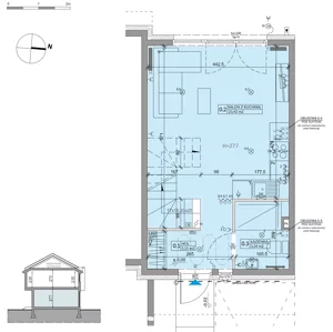 Dom 63,99 m², oferta nr 31A, Ogrody Przyjaciół 5 - etap 3, Warszawa, Białołęka, Szamocin, ul. Cieślewskich