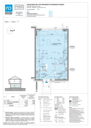 Dom 63,99 m², oferta nr 31A, Ogrody Przyjaciół 5 - etap 3, Warszawa, Białołęka, Szamocin, ul. Cieślewskich
