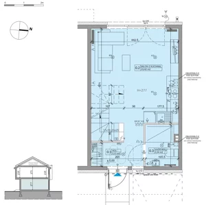 Dom 63,99 m², oferta nr 37A, Ogrody Przyjaciół 5 - etap 4, Warszawa, Białołęka, Szamocin, ul. Inna