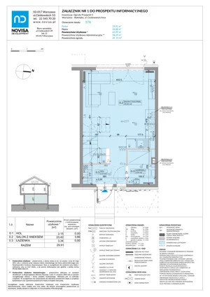 Dom 63,99 m², oferta nr 37A, Ogrody Przyjaciół 5 - etap 4, Warszawa, Białołęka, Szamocin, ul. Inna
