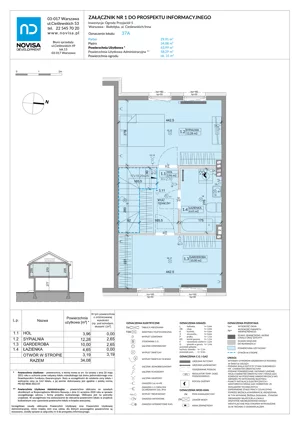 Dom 63,99 m², oferta nr 37A, Ogrody Przyjaciół 5 - etap 4, Warszawa, Białołęka, Szamocin, ul. Inna