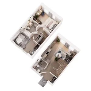 Dom 63,99 m², oferta nr 38A, Ogrody Przyjaciół 5 - etap 4, Warszawa, Białołęka, Szamocin, ul. Inna