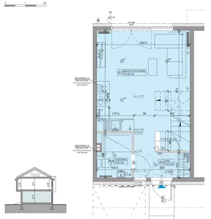 Dom 63,99 m², oferta nr 38A, Ogrody Przyjaciół 5 - etap 4, Warszawa, Białołęka, Szamocin, ul. Inna