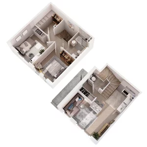 Dom 68,60 m², oferta nr 41B, Ogrody Przyjaciół 5 - etap 4, Warszawa, Białołęka, Szamocin, ul. Inna