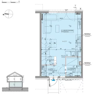 Dom 63,99 m², oferta nr 35A, Ogrody Przyjaciół 5 - etap 3, Warszawa, Białołęka, Szamocin, ul. Cieślewskich