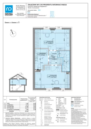 Dom 72,53 m², oferta nr 58A, Nova Magdalenka 7 - etap 5,6, Słomin, ul. Janczewicka