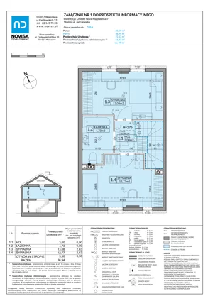 Dom 72,53 m², oferta nr 59A, Nova Magdalenka 7 - etap 5,6, Słomin, ul. Janczewicka