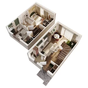 Dom 62,30 m², oferta nr 34A, Osiedle Stokrotki - etap 5, Boryszew, ul. Nadziei