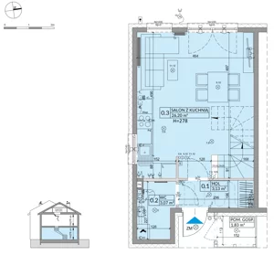 Dom 68,42 m², oferta nr 26A, Osiedle Słoneczne - etap 3, Sulejówek, ul. Szklarniowa