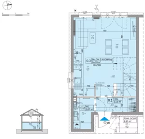 Dom 68,42 m², oferta nr 31A, Osiedle Słoneczne - etap 4, Sulejówek, ul. Szklarniowa
