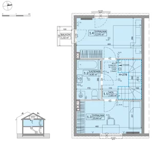 Dom 68,42 m², oferta nr 36A, Osiedle Słoneczne - etap 4, Sulejówek, ul. Szklarniowa