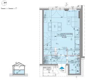Dom 68,42 m², oferta nr 36B, Osiedle Słoneczne - etap 4, Sulejówek, ul. Szklarniowa