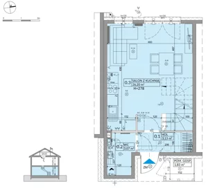Dom 68,42 m², oferta nr 41A, Osiedle Słoneczne - etap 4, Sulejówek, ul. Szklarniowa