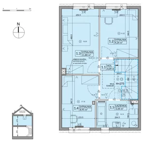 Dom 85,91 m², oferta nr 171B, Arkady Walendów etap 4-5, Walendów, ul. Brzozowa