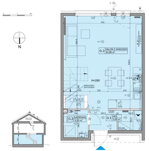 Dom 85,17 m², oferta nr 178A, Arkady Walendów etap 4-5, Walendów, ul. Brzozowa
