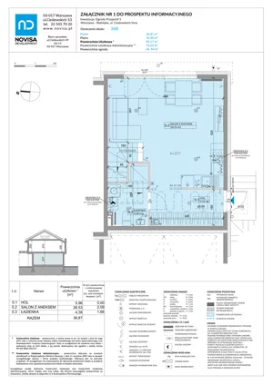 Dom 81,17 m², oferta nr 36B, Ogrody Przyjaciół 5 - etap 3, Warszawa, Białołęka, Szamocin, ul. Cieślewskich