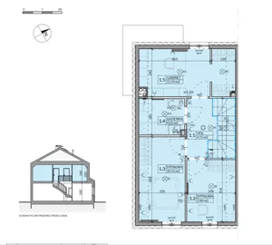 Dom 85,77 m², oferta nr 12, Ahoj Pogórze, Pogórze, ul. Feliksa Dorsza