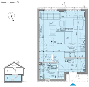 Dom 82,62 m², oferta nr 36B, Nova Magdalenka 7 - etap 5,6, Słomin, ul. Janczewicka