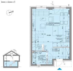 Dom 82,62 m², oferta nr 99B, Nova Magdalenka 7 - etap 8, Słomin, ul. Janczewicka