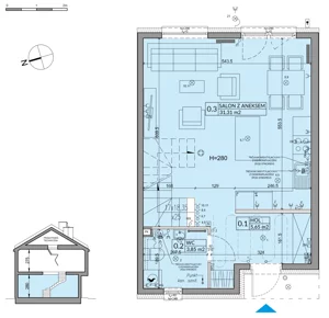 Dom 82,62 m², oferta nr 100B, Nova Magdalenka 7 - etap 7, Słomin, ul. Janczewicka