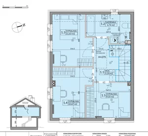 Dom 92,73 m², oferta nr 103B, Nova Magdalenka 7 - etap 7, Słomin, ul. Janczewicka