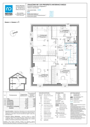 Dom 92,73 m², oferta nr 103B, Nova Magdalenka 7 - etap 7, Słomin, ul. Janczewicka